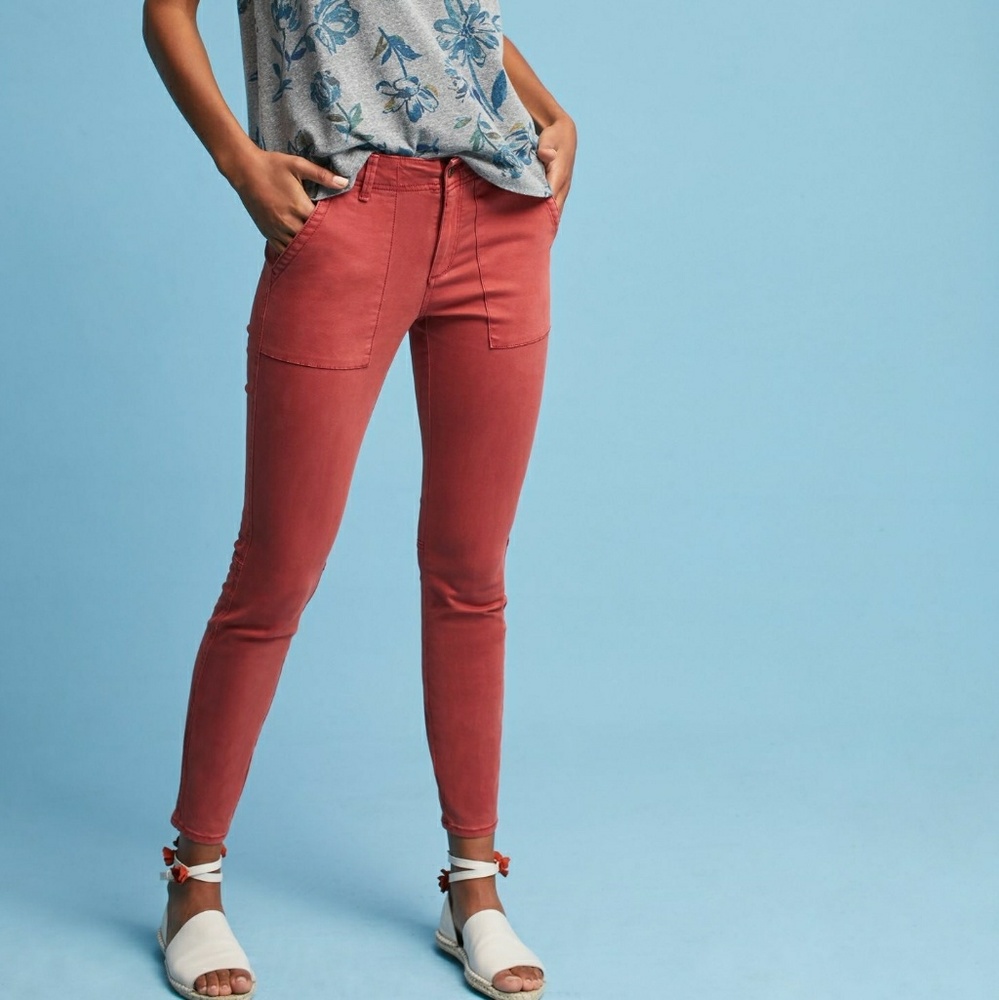 Anthropologie Hei Hei Slim Utility Pants Size 26